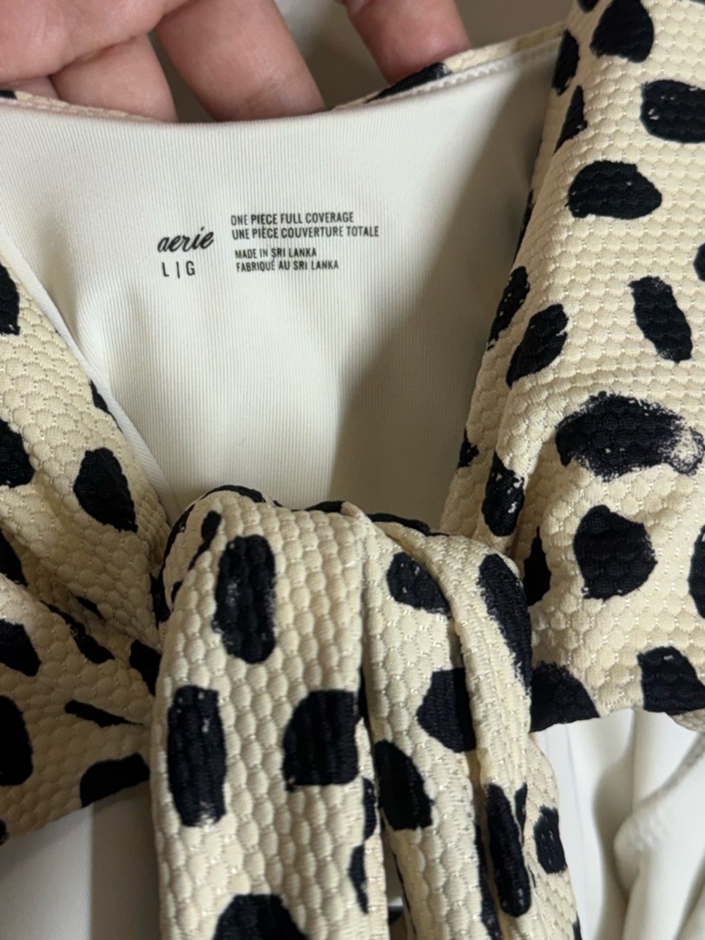 Aerie One Piece Full Coverage Padded Wrap Swimsuit - Picture 5 of 7